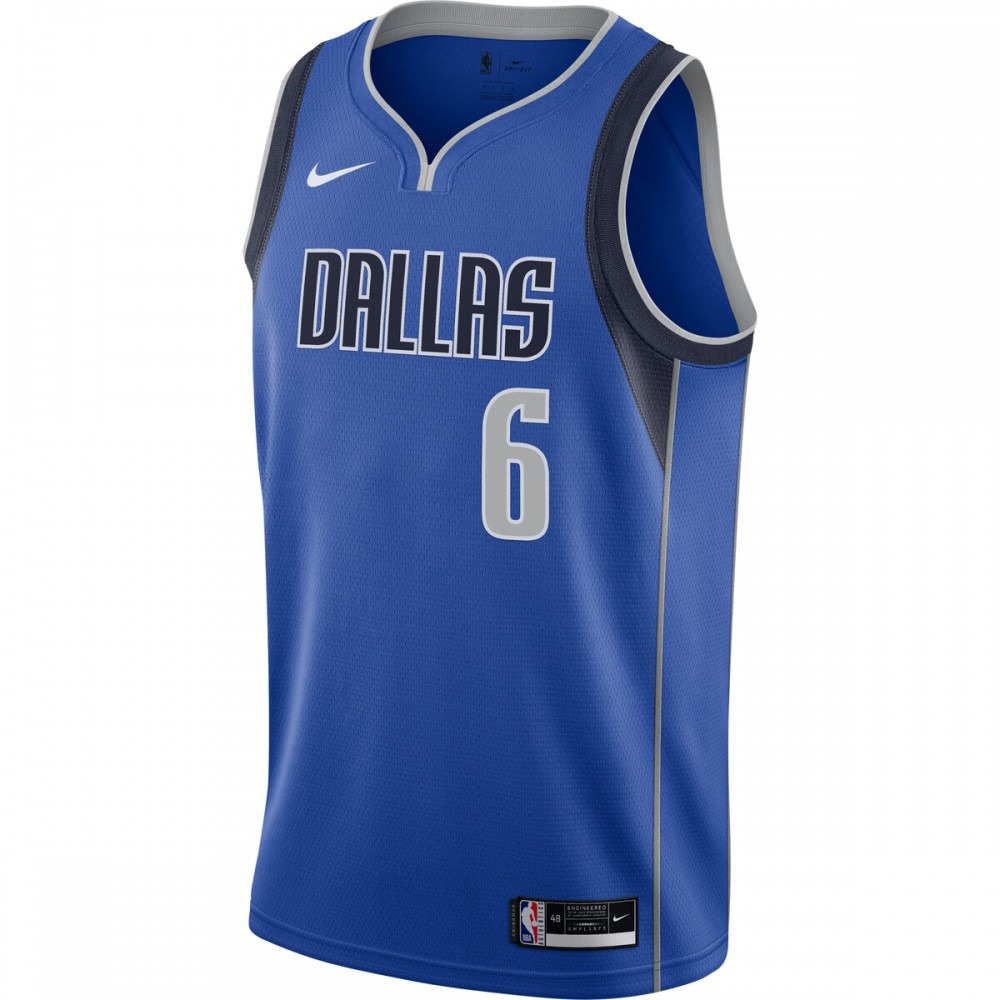 Kristaps Porzingis Dallas Mavericks 2020/21 Swingman Jersey - Blue - Icon Edition-Pro Kit Vault | Brand New 26/27 Sports Jerseys